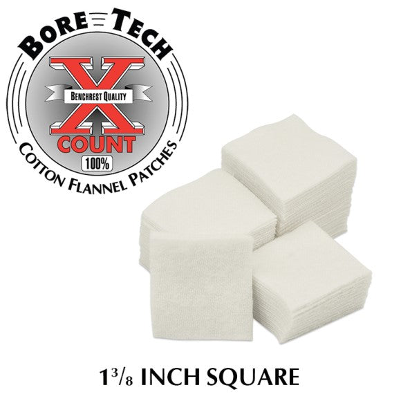 Bore Tech Patch 1 3/8" square 1000/Bag
