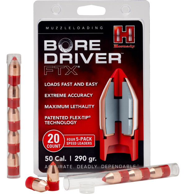 Hornady 50 Cal. 290gr. Bore Drive FTX (20ct)