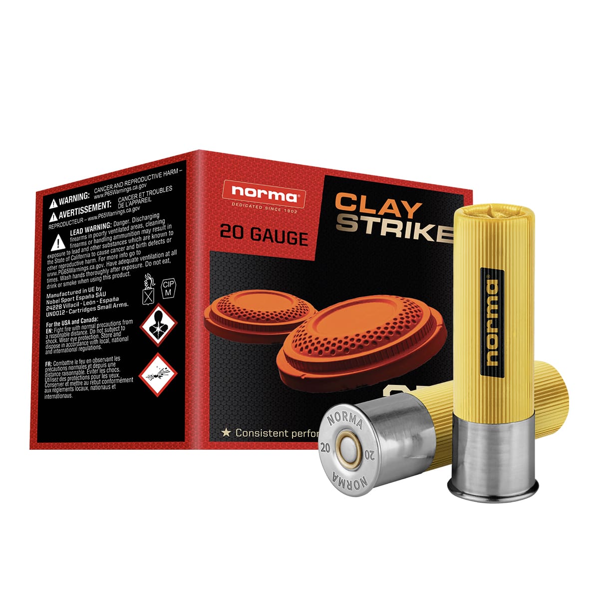 Norma Claystrike 20ga 7/8oz #8 (1250 fps)