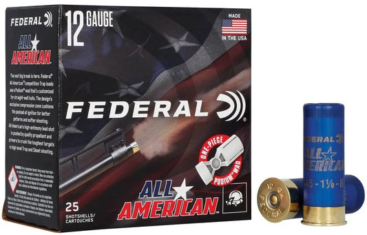 Federal All American 12ga 1 1/8oz #7.5 (1145fps)