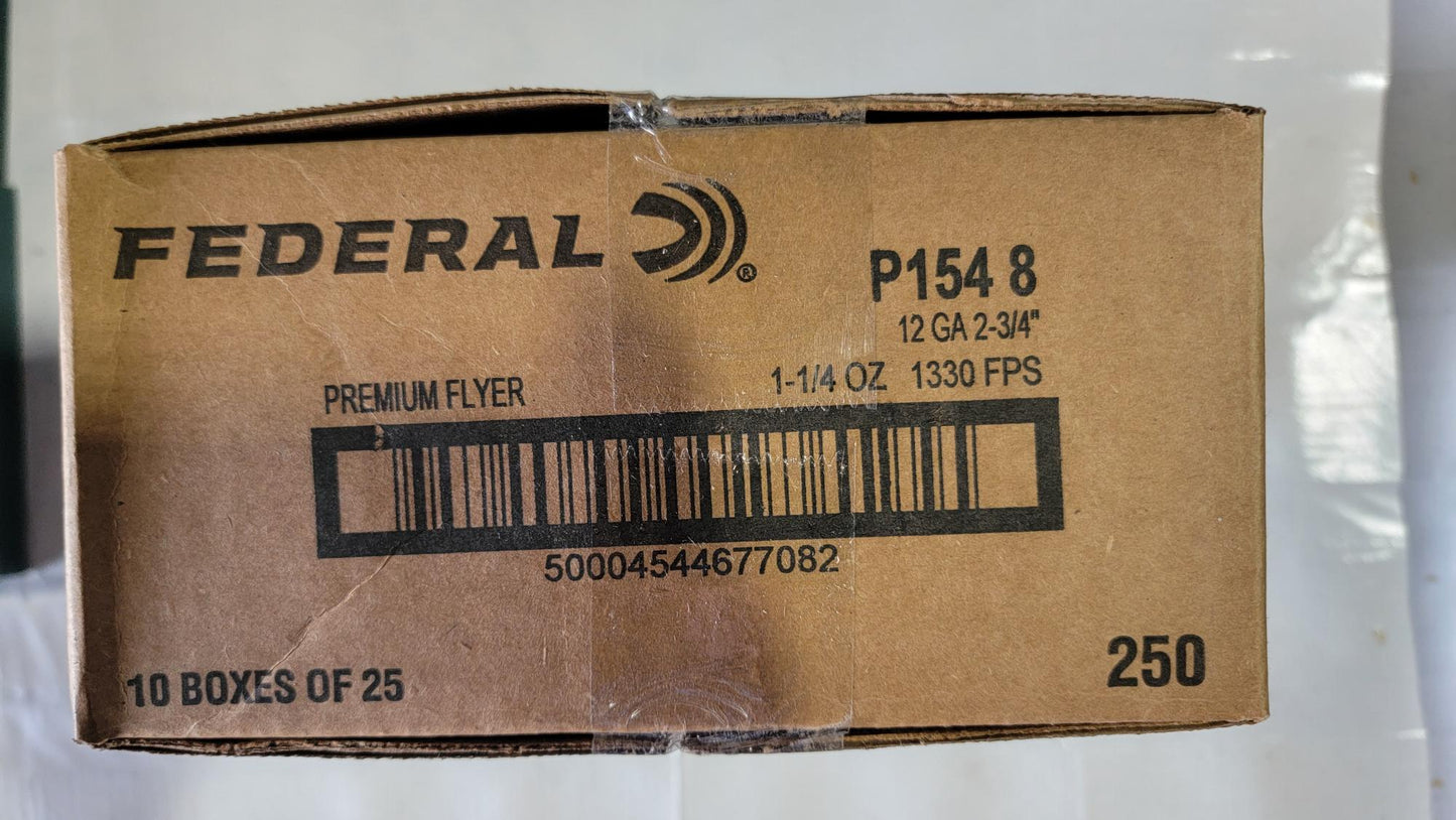 Federal Paper Flyer Copper Plated 12ga 1 1/4oz #8 (1330 fps)