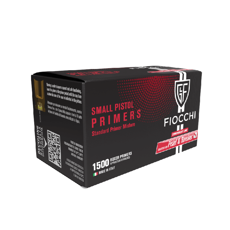 Fiocchi Small Pistol Primers (1,500 ct.)