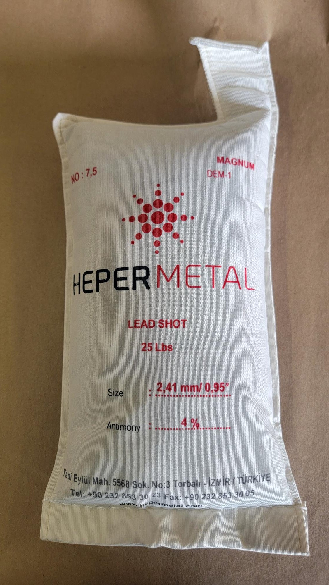 Heper Shot #7.5 (4% Antimony)