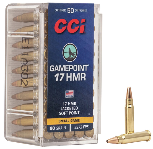 CCI 17 HMR Gamepoint 20gr. JSP (50 ct.)
