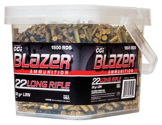 CCI Blazer 22 LR 38gr HP (1500CT Bucket)