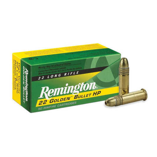 Remington 22 Golden Bullet 22 LR HV 36gr HP (50ct)..