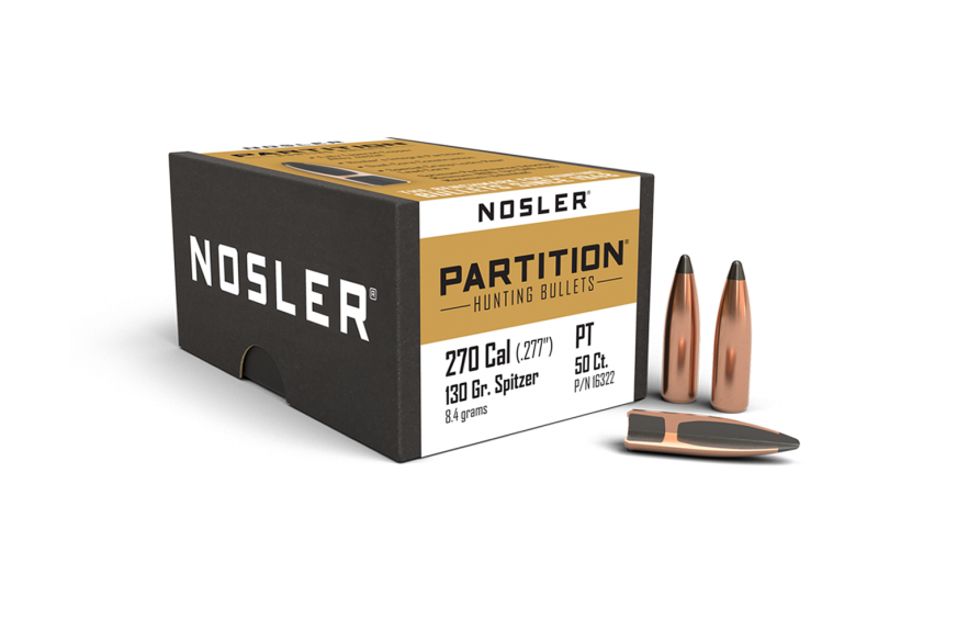 Nosler 270 Cal .277 130gr SP Partition (50ct)