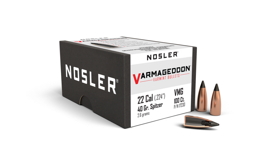 Nosler 22 Cal .224 40gr Varmageddon FB Tipped (100ct)