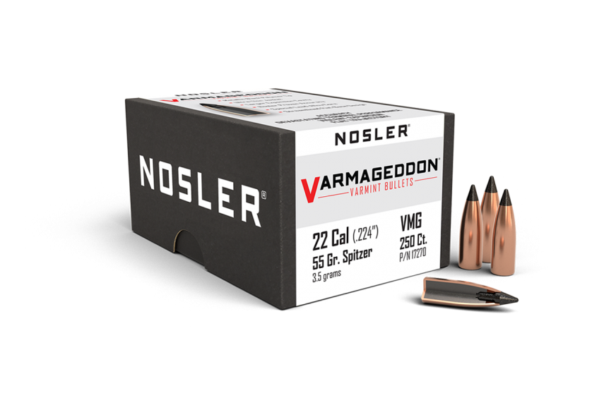 Nosler 22 Cal .224 55gr Varmageddon Tipped (250ct)
