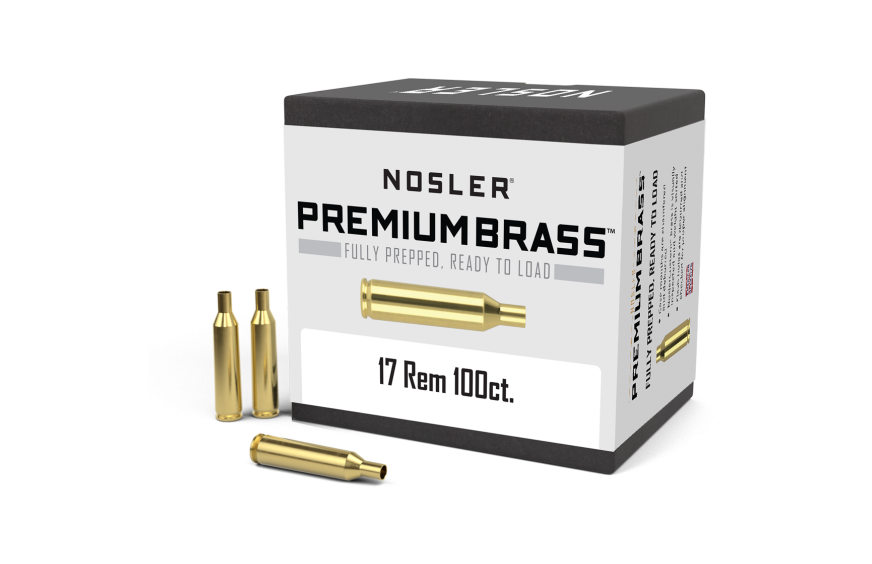 Nosler Custom Brass 17 Rem (100 ct.)