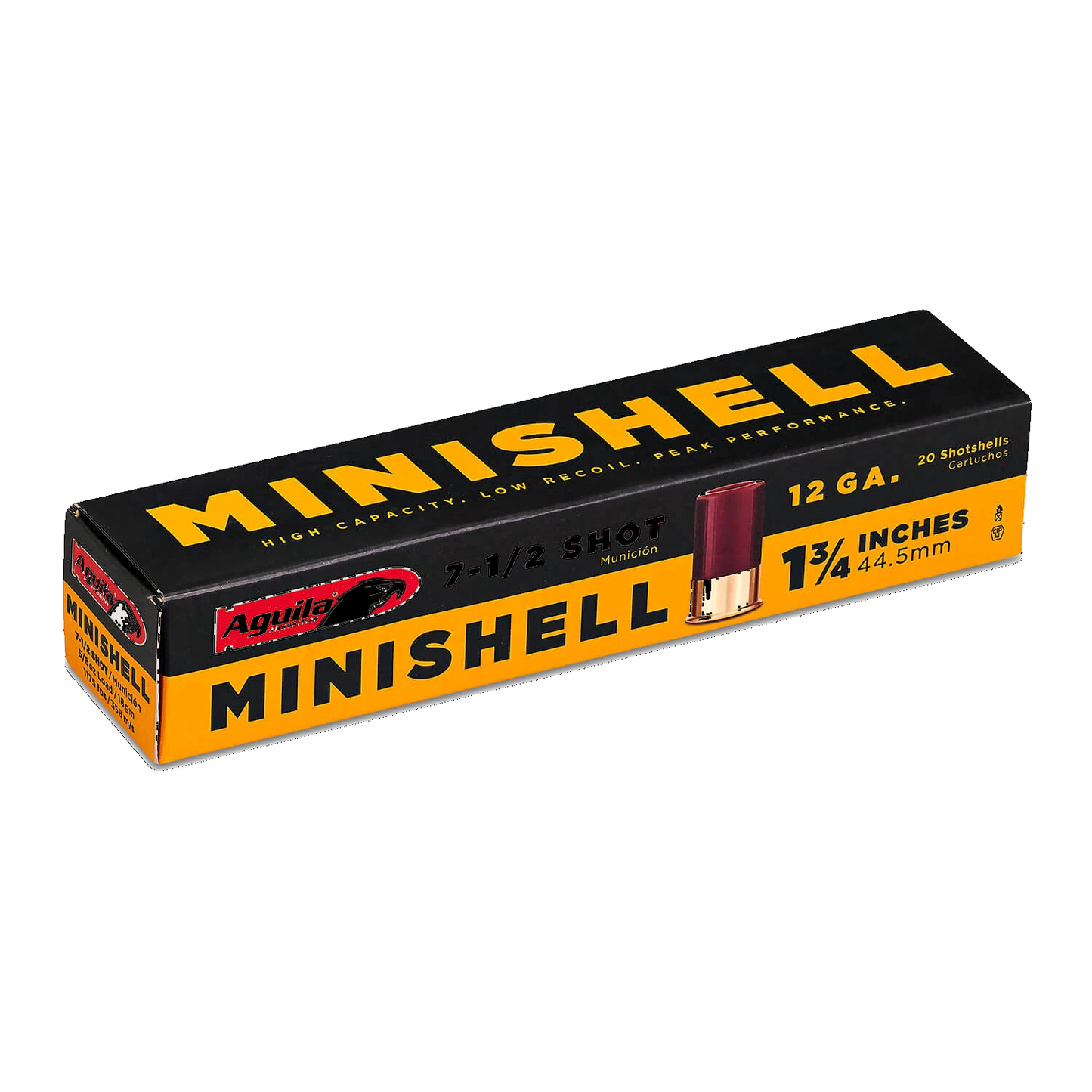 Aguila Mini Shell 12ga. 1 3/4" 5/8 oz. #7.5 (1175 fps)