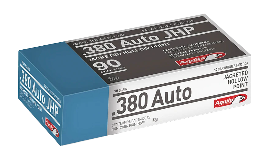 Aguila 380 Auto 90gr JHP (50ct)