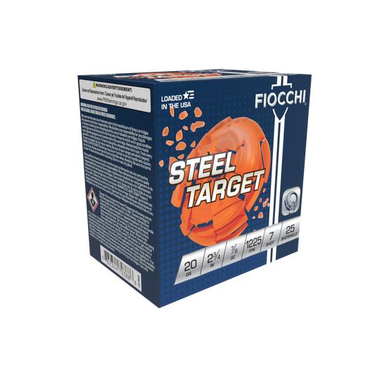 Fiocchi Steel 20ga. Low Recoil 7/8 oz. #7 (1200 fps)