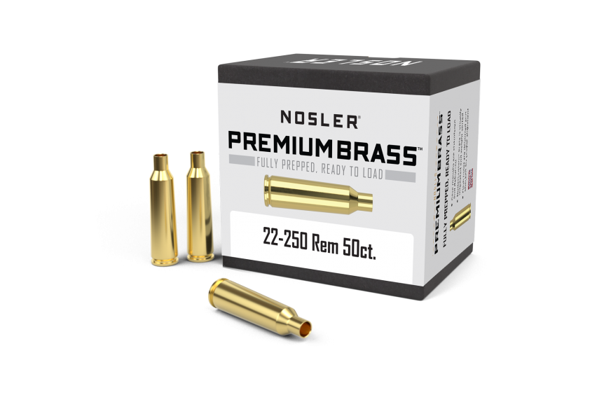 Nosler Custom Brass 22-250 Rem (50 ct.)