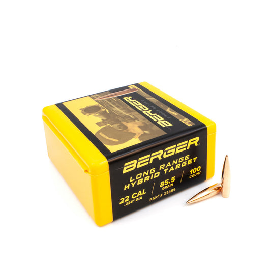 Berger 22 Cal .224 85.5gr Hybrid Target (100ct)
