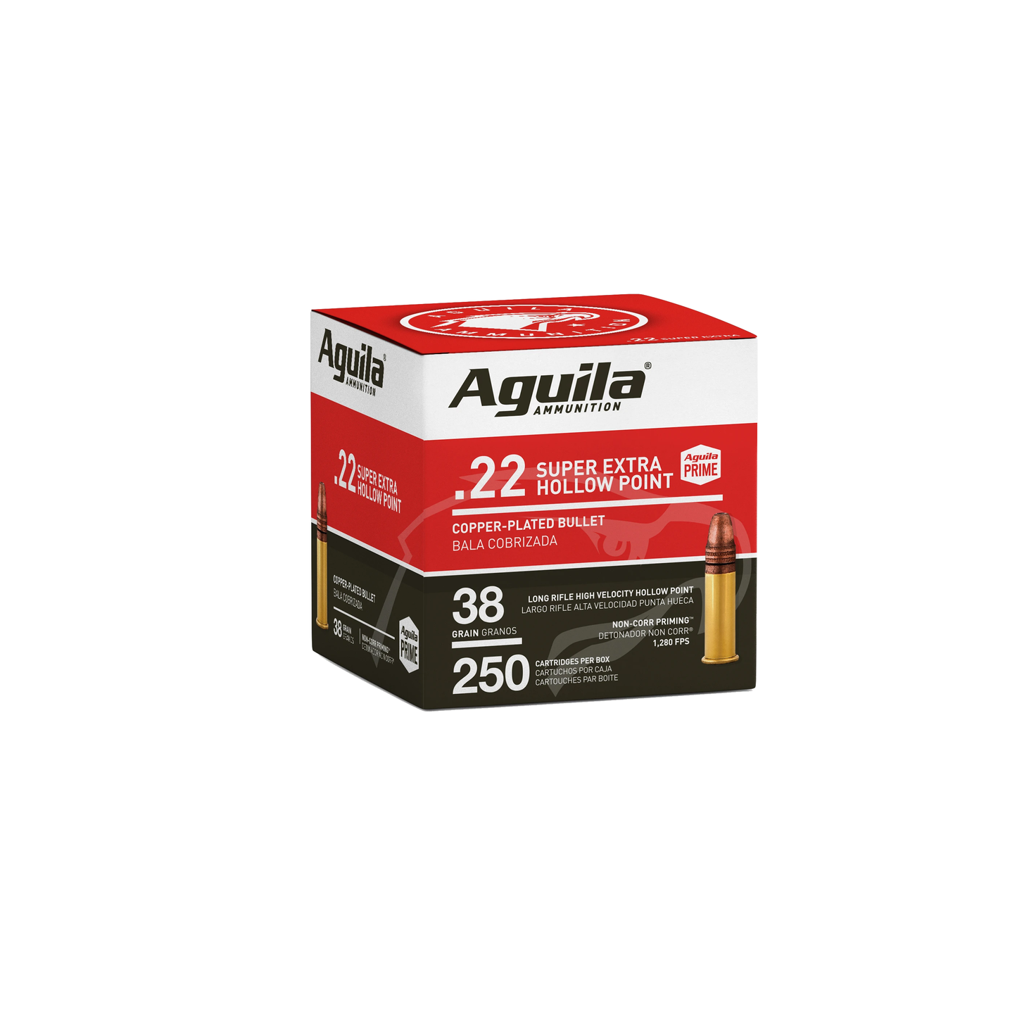 Aguila .22 LR HV HP 38gr (250ct)