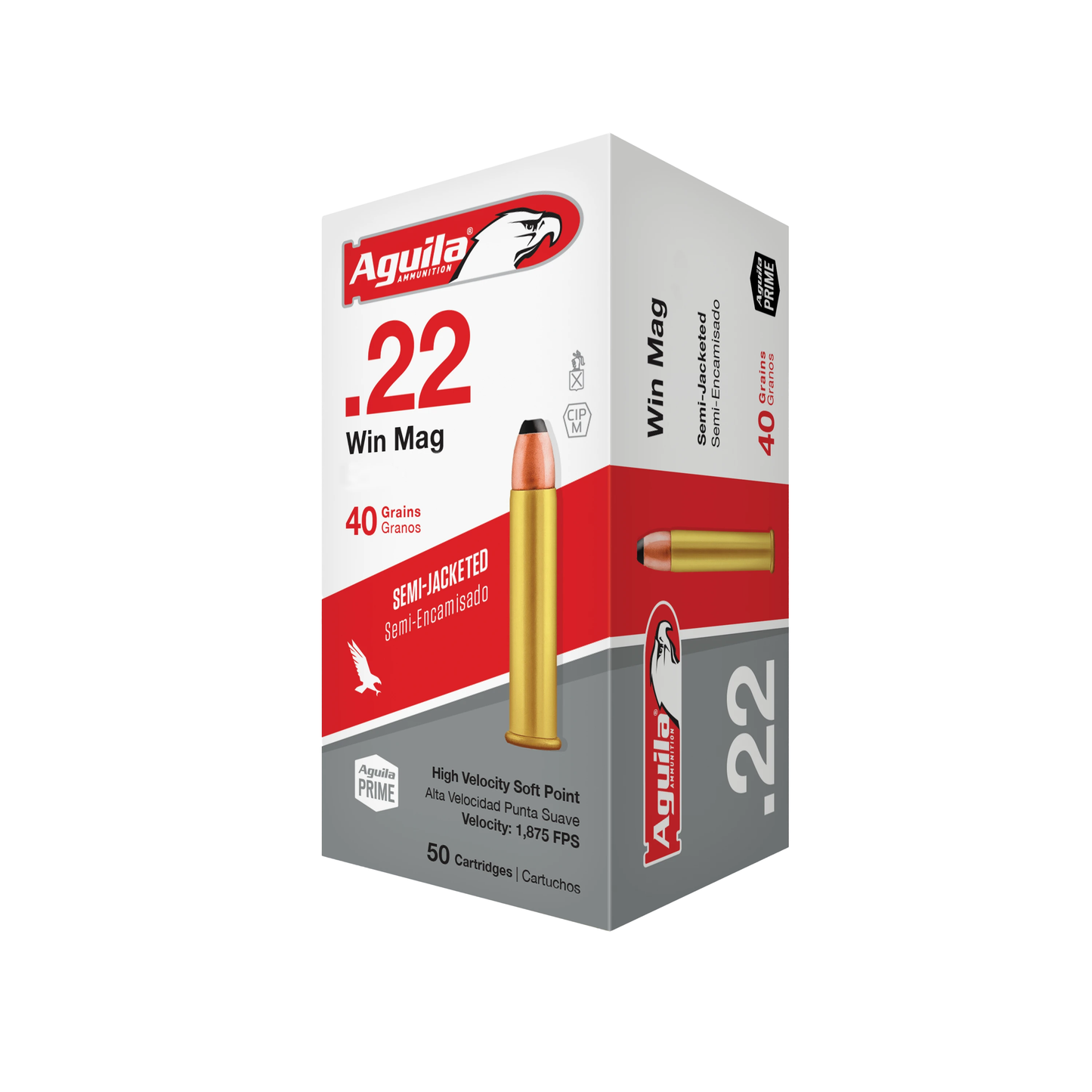 Aguila 22 WMR 40gr Soft Point (50ct)