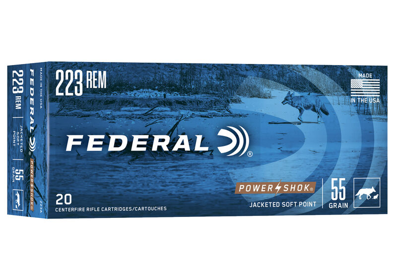 Federal 223 Rem 55gr Power Shok (20ct)