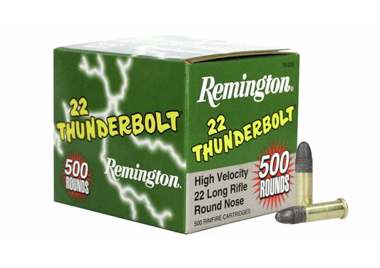 Remington Thunderbolt 22 LR HV 40gr RN (500ct)