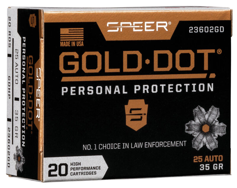 Speer 25 Auto 35gr GDHP (20ct)