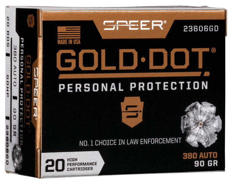 Speer 380 Auto 90gr GDHP (20ct)