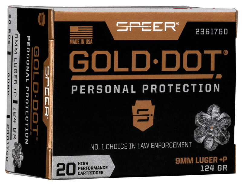 Speer 9mm+P 124gr GDHP (20ct)