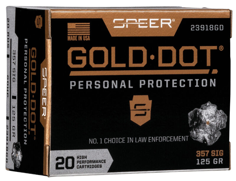 Speer 357 SIG 125gr GDHP (20ct)