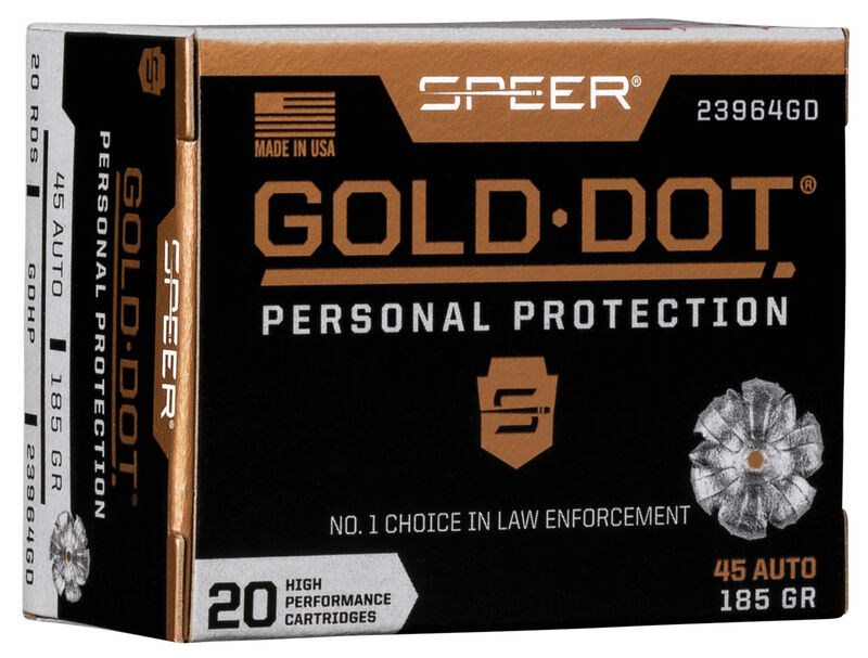 Speer 45 Auto 185gr GDHP (20ct)