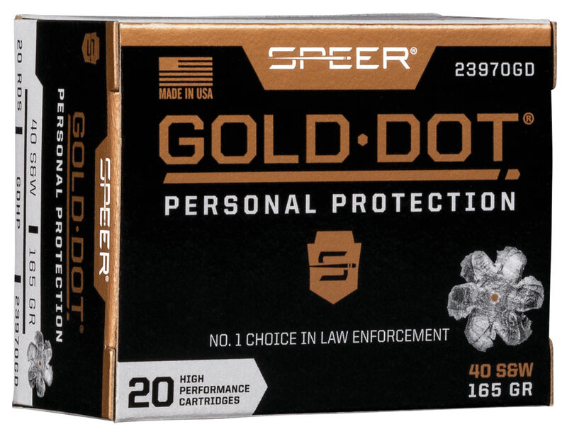 Speer 40 S&W 165gr GDHP (20ct)