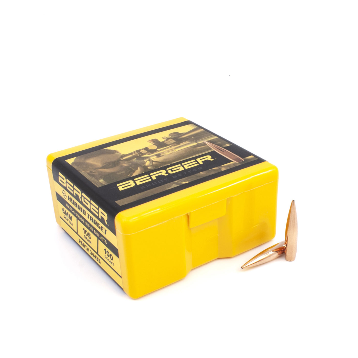 Berger 6mm .243 105gr Hybrid Target (100ct)