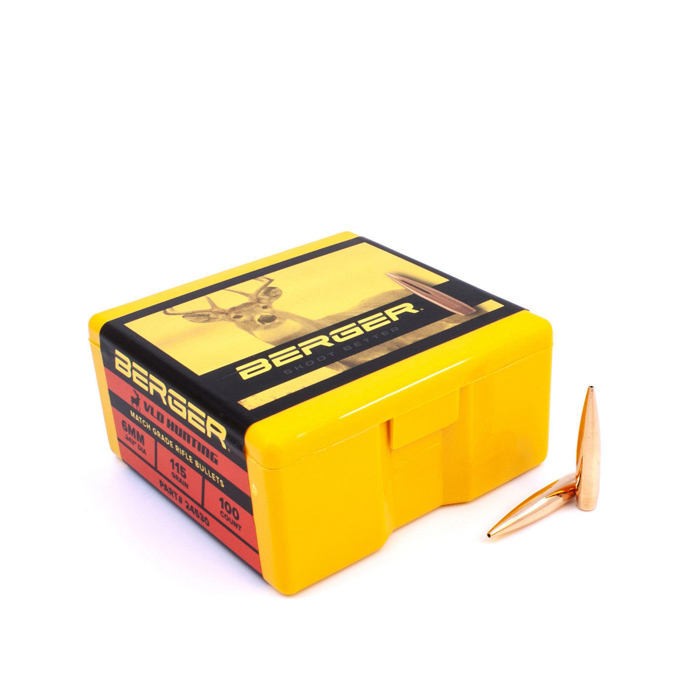 Berger 6mm .243 115gr VLD Hunting (100ct)