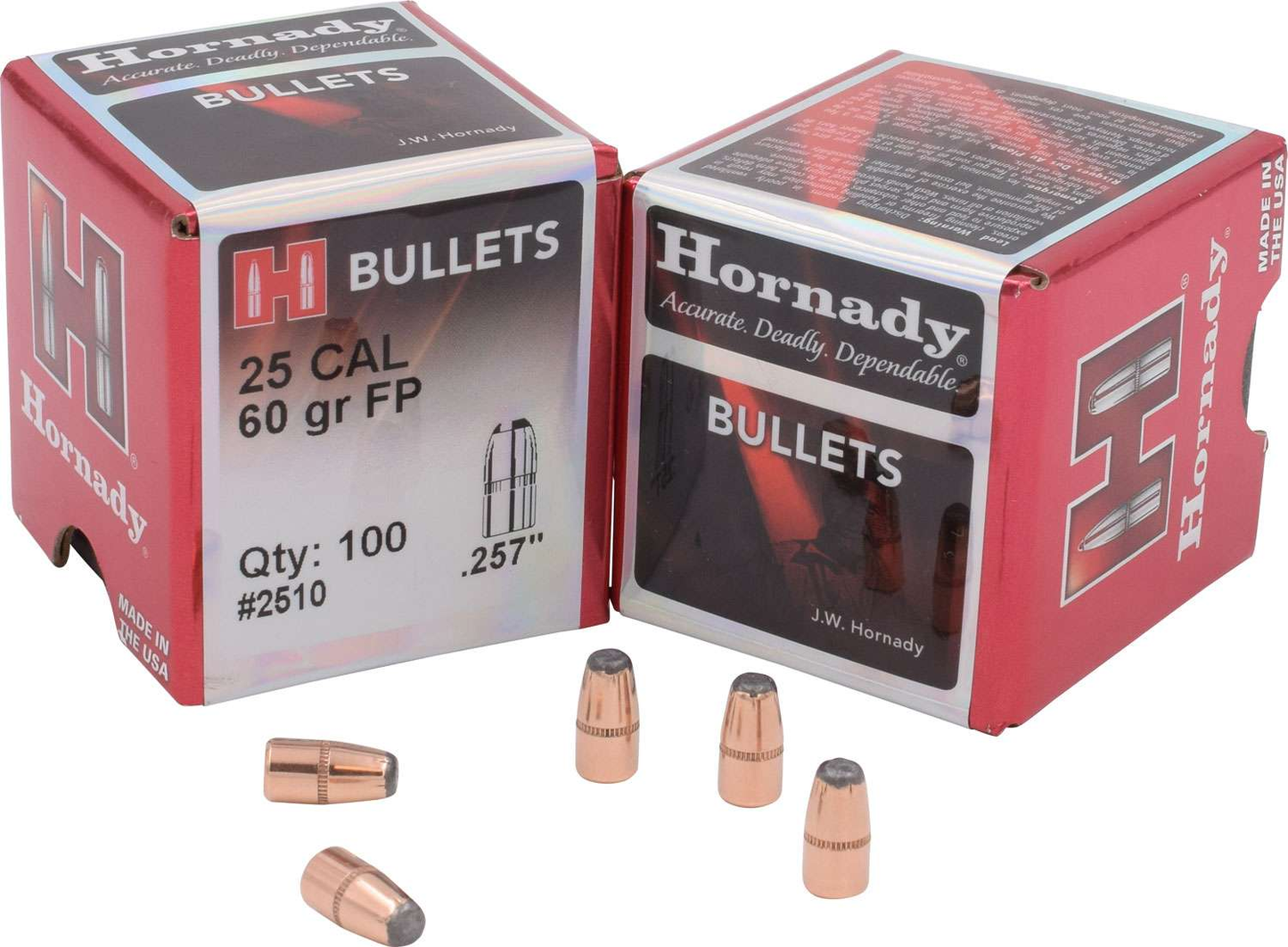 Hornady 25 Cal .257 60gr FP (100ct)