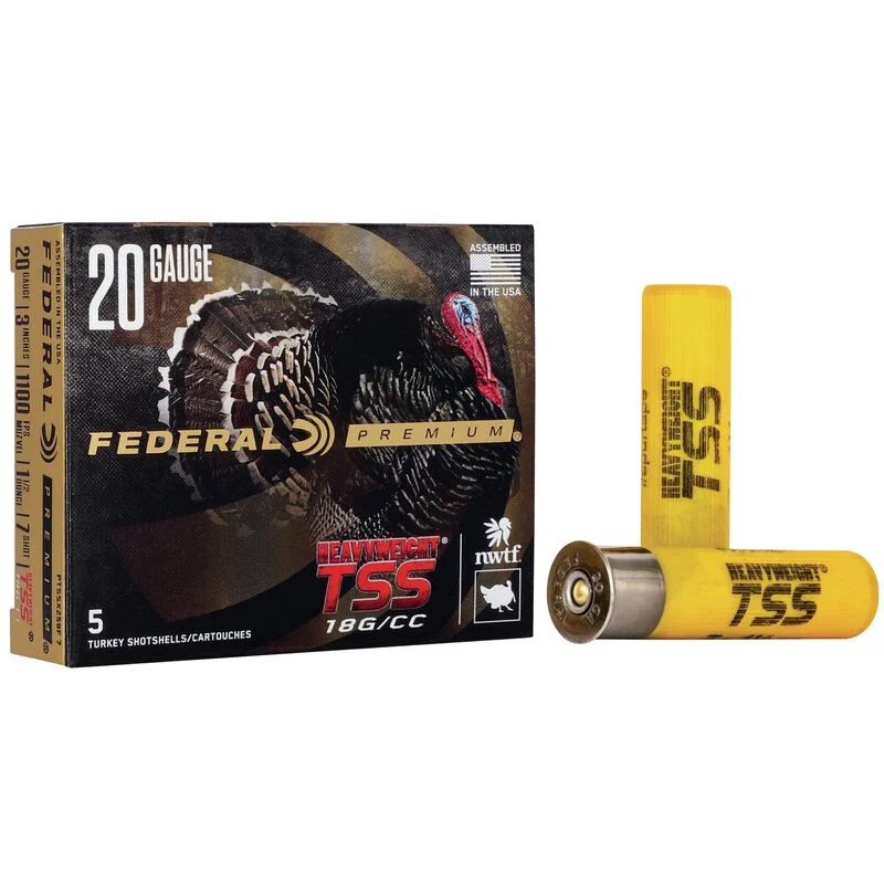 Federal TSS 20ga. 3" 1 1/2 oz. #7 (1100 fps) (5ct)