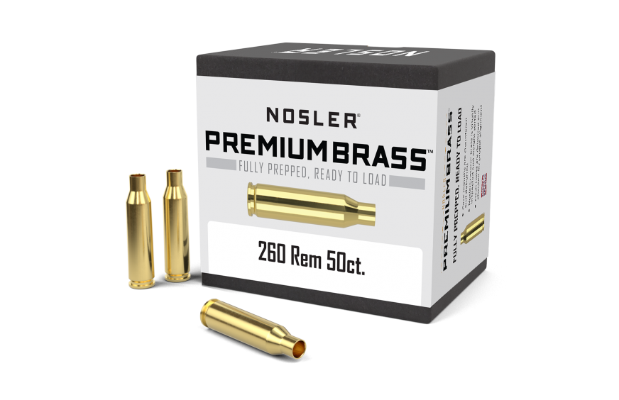 Nosler Custom Brass 260 Rem (50 ct.)