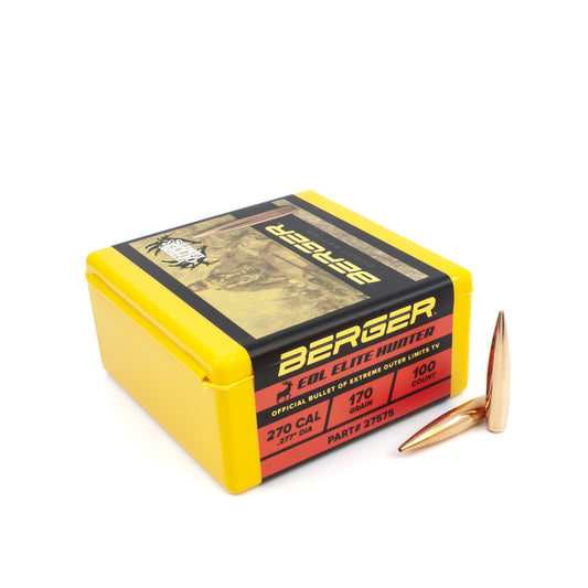 Berger 270 Cal. .277 170gr. EOL Elite Hunter (100ct.)