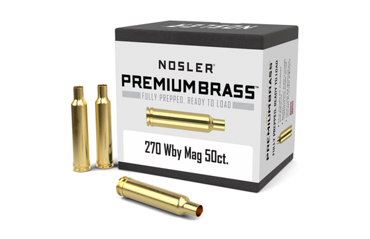 Nosler Custom Brass 270 WBY (50 ct.)