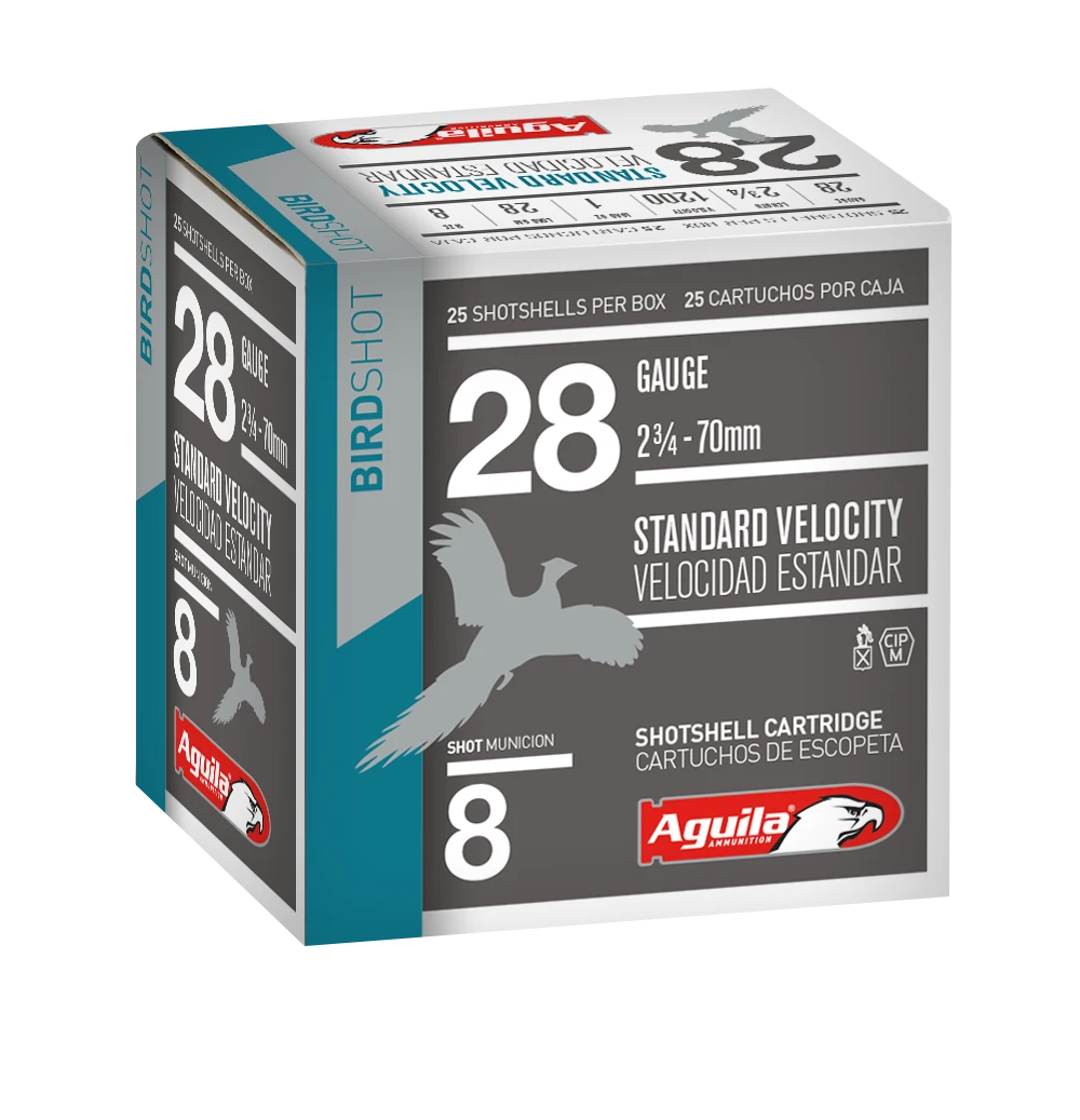 Aguila 28ga. 1 oz. #8 (1200 fps) (500 per case)