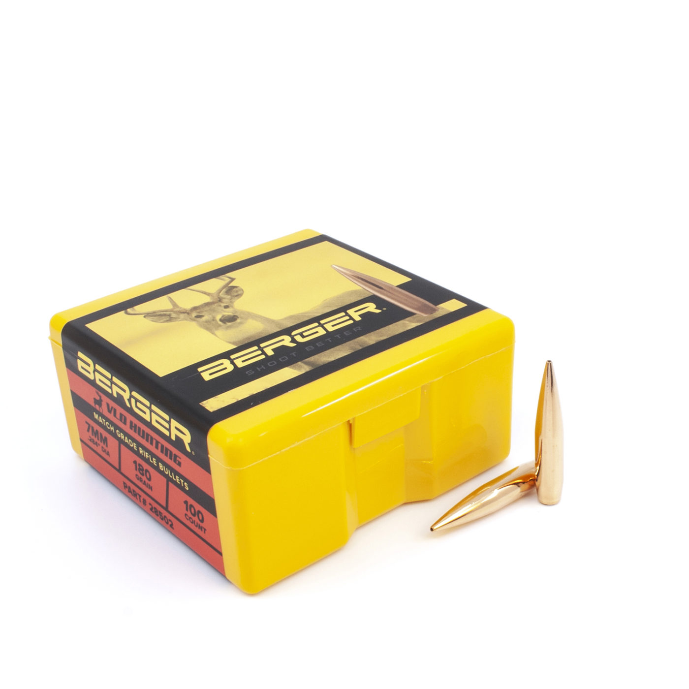 Berger 7mm .284 180gr VLD Hunting (100ct)