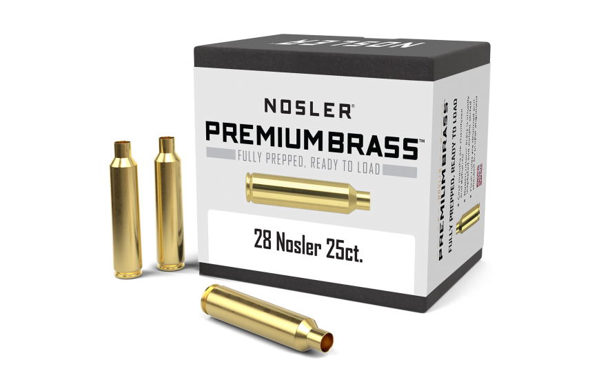 Nosler Custom Brass 28 Nosler (25 ct.)
