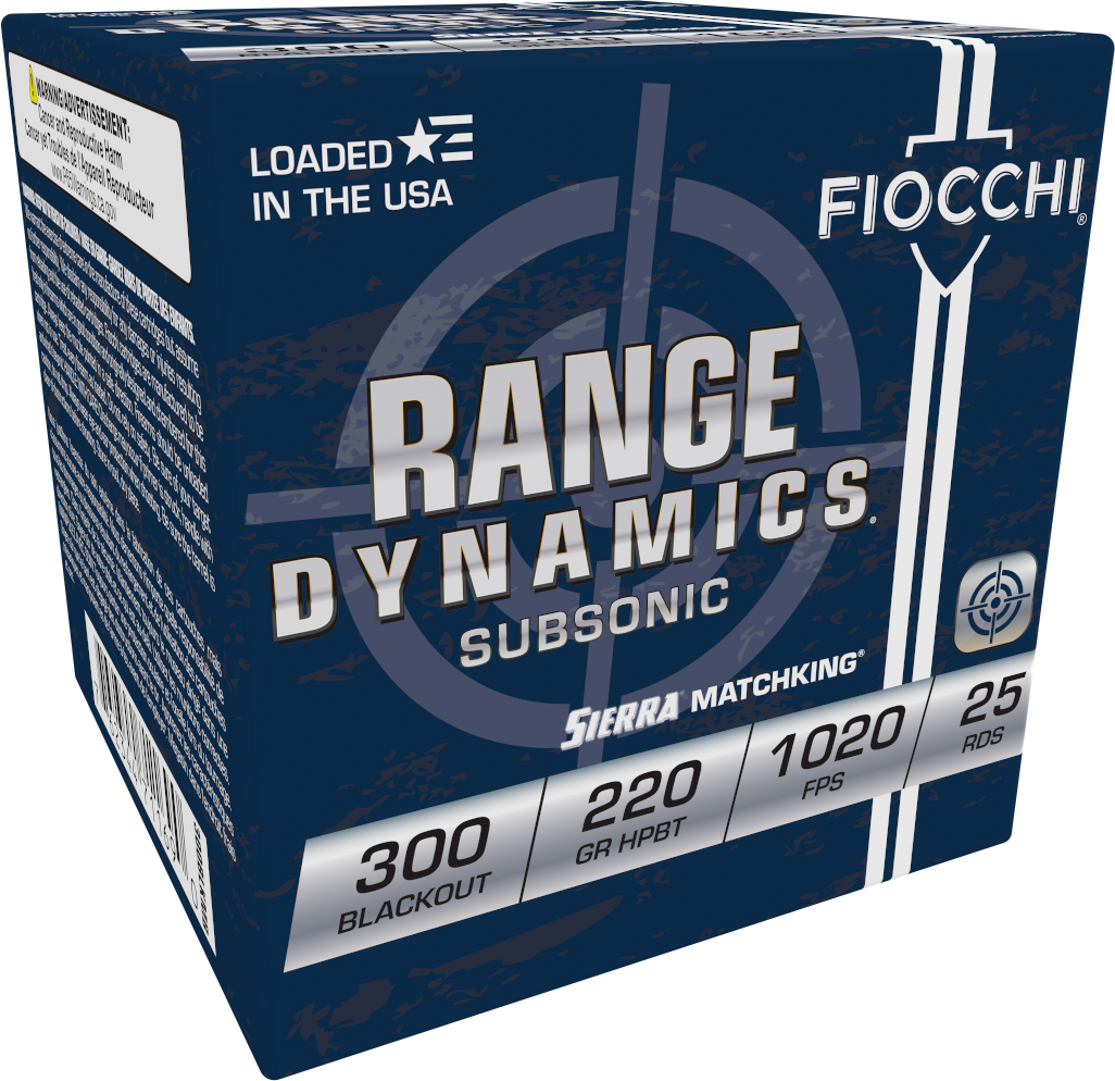 Fiocchi 300 Blackout 220gr HPBT MatchKing (25ct)