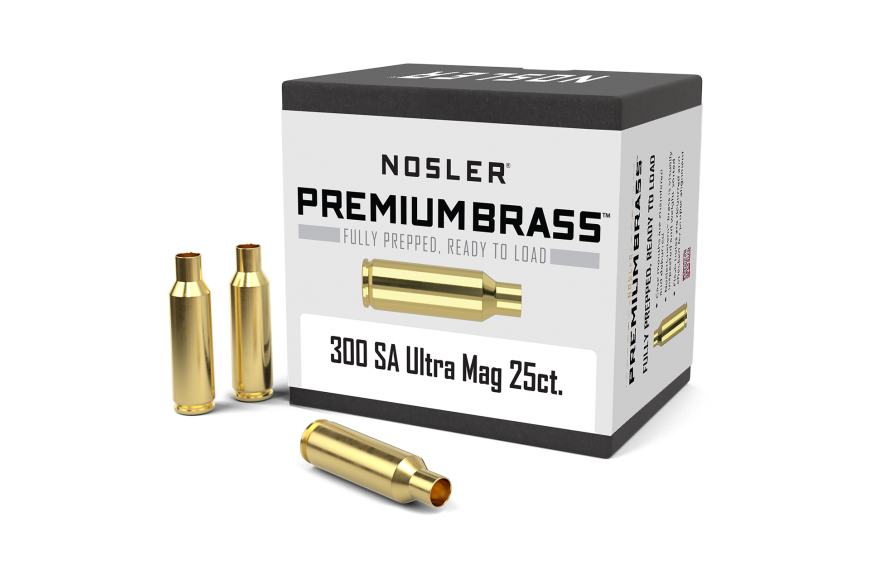 Nosler Custom Brass 300 Rem SAUM (25 ct.)