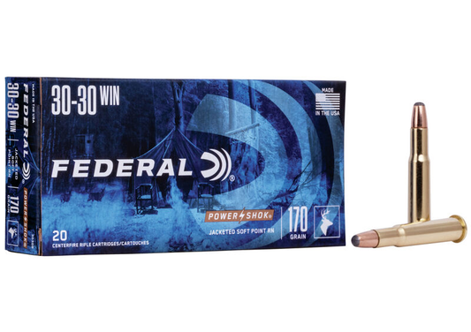 Federal 30-30 Win 170gr Power Shok SP FN (20ct)