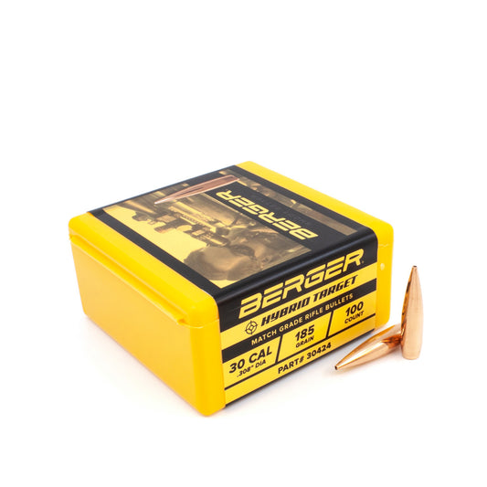 Berger 30 Cal .308 185gr Hybrid Target (100ct)