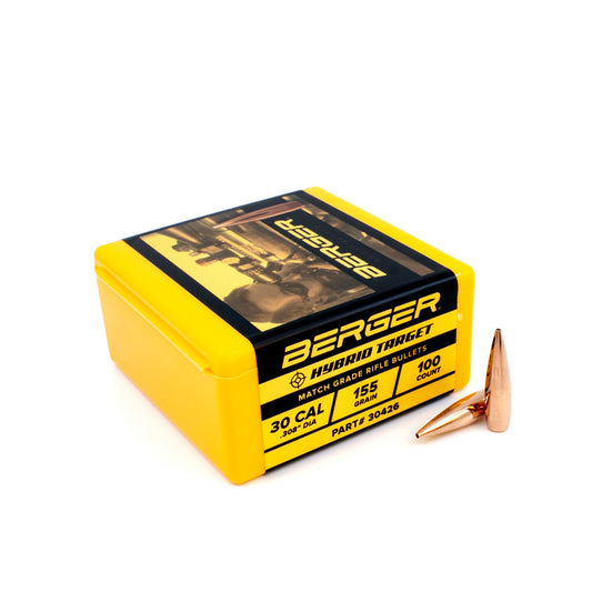 Berger 30 Cal .308 155gr Hybrid Target (100ct)
