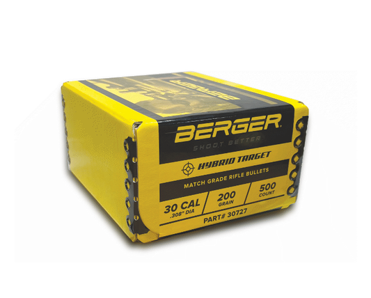 Berger 30 Cal .308 200gr Hybrid Target (500ct)