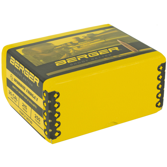 Berger 30 Cal .308 215gr Hybrid Target (250ct)