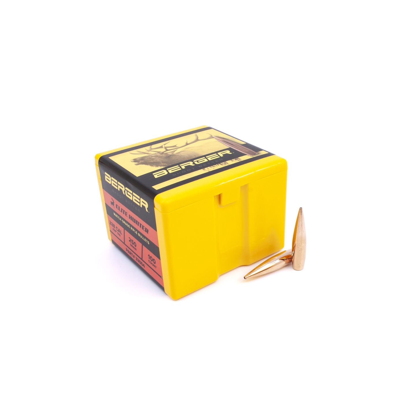 Berger 338 Cal .338 250gr Elite Hunter (100ct)