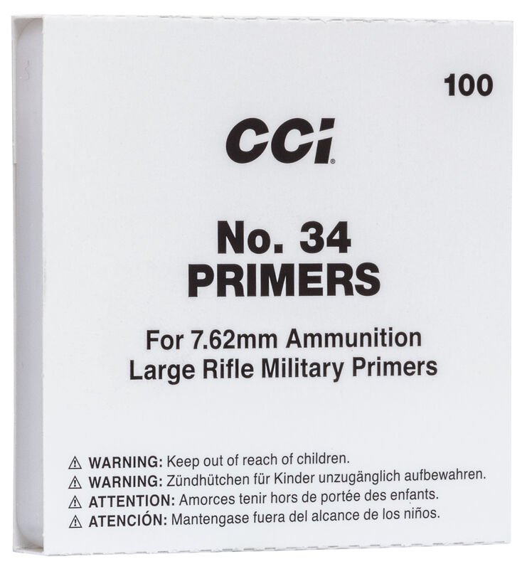 CCI #34 Military Large Rifle (1000ct)