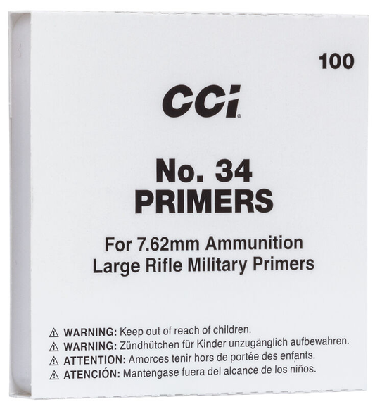 CCI #34 Military Large Rifle (1000ct)