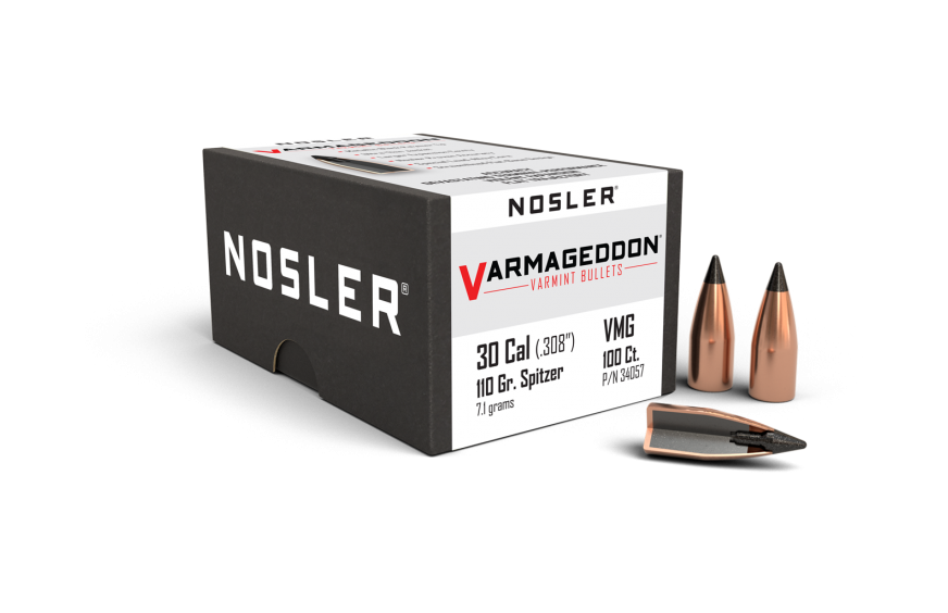 Nosler 30 Cal .308 110gr Varmageddon Tipped (100ct)